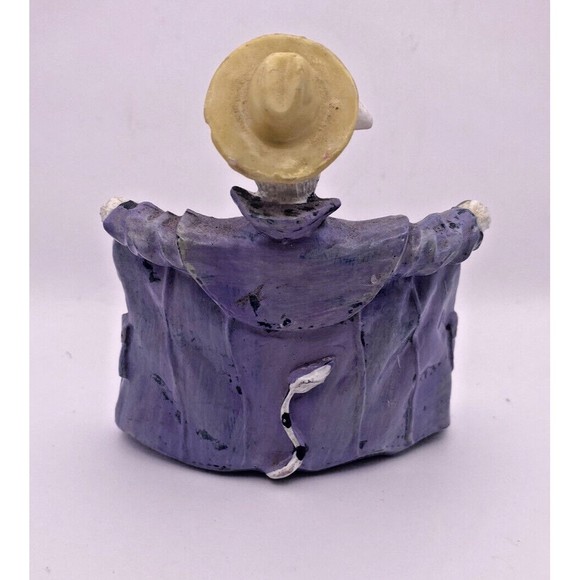 Cowboy Cow Figurine with Cowboy Boots Used - Picture 4 of 9